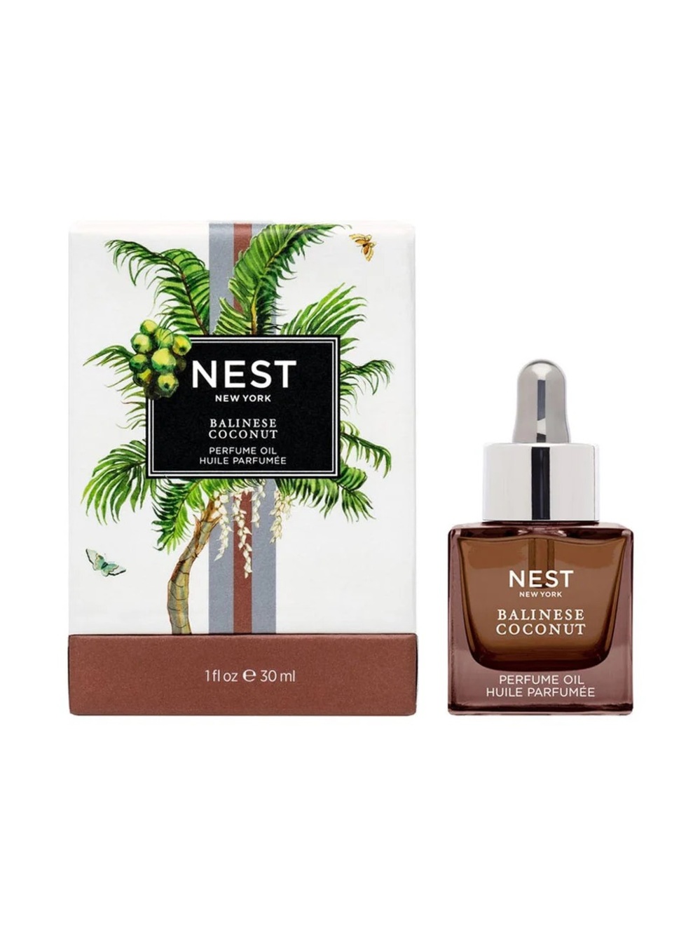 *NEW* Nest Fragrance Balinese Coconut Perfume Oil 1 fl oz (30ml)
